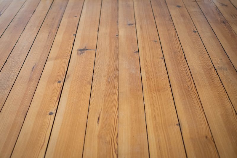 Close-up of Refinished Teak Surface